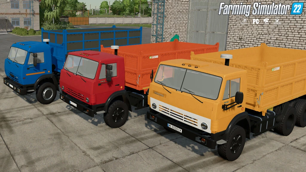 Lizard 55102 (KamAZ 55102) Truck v1.0.0.1 for FS22
