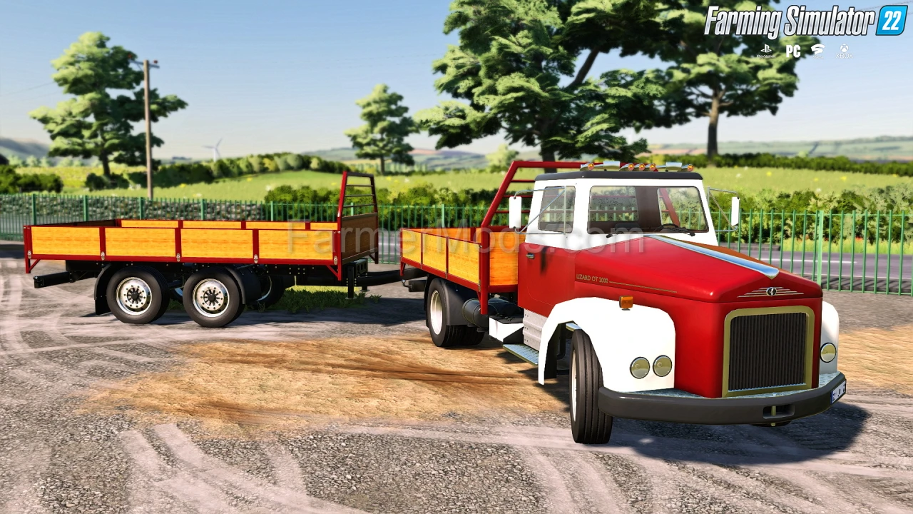 Lizard OT2000 Truck Pack + Trailers v1.0 for FS22