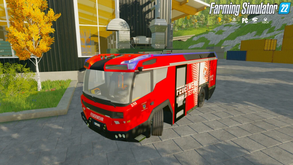 Electric Fire Defense Truck v1.2 for FS22