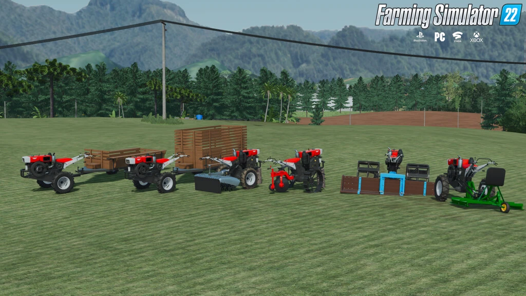 Pack Micro Tractors And Implements v1.0 for FS22