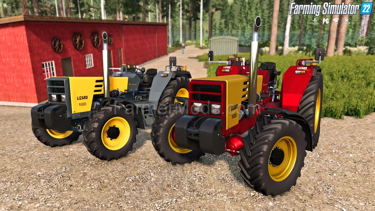 Lizard 6205 TURBO Tractor v1.1 for FS22