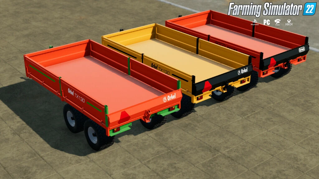 Orkel TX 130 Trailer v1.2.0.5 for FS22