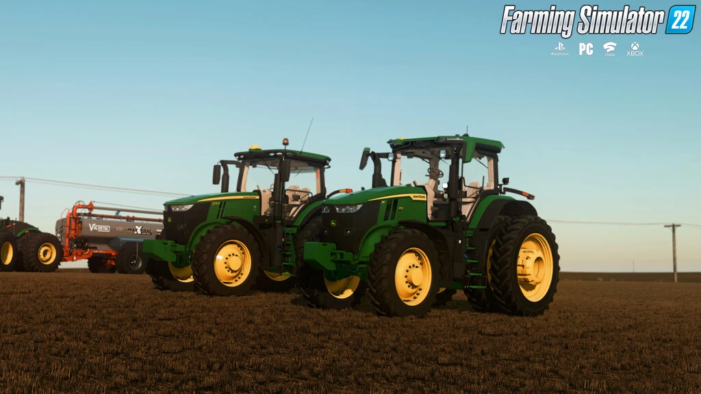 John Deere 7R US Series Tractor v1.0 for FS22
