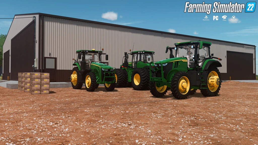 John Deere 7R US Series Tractor v1.0 for FS22