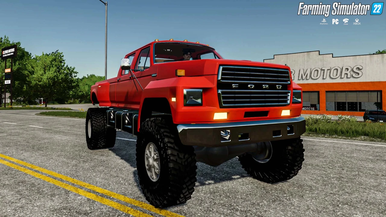 Ford F800 Crewcab Dually v1.0 for FS22