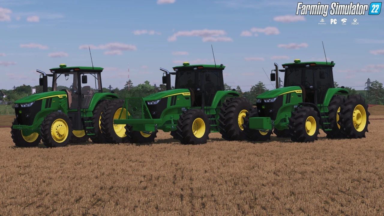 John Deere 7M Series Tractor v1.0 for FS22