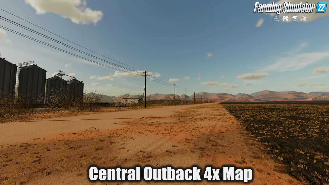 Central Outback 4x Map v1.0 for FS22