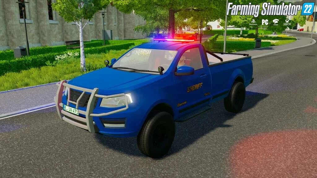 Lizard Pickup Police 2017 v2.5 for FS22