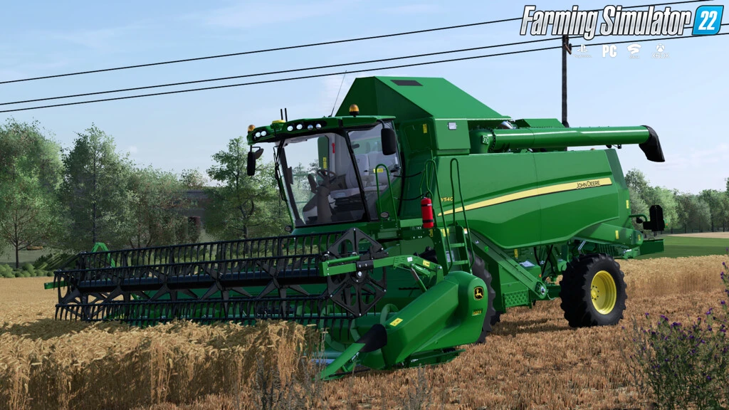 John Deere W Series Harvester v1.0 for FS22