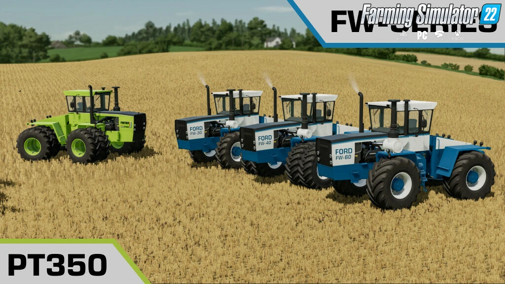 Ford FW Series / Steiger PT350 Tractors v1.0 for FS22