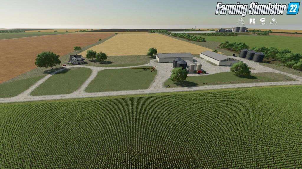 Big Flats Texas Map v1.0 for FS22 | Released By TK Farms