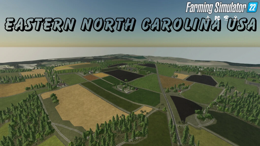 Eastern North Carolina USA Map v1.2.0.3 for FS22