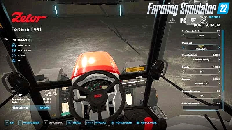 Zetor Forterra 11441 Tractor v1.0 for FS22