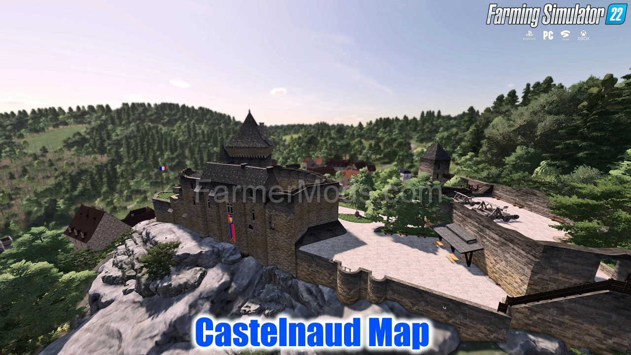 Castelnaud Map v1.2 for FS22