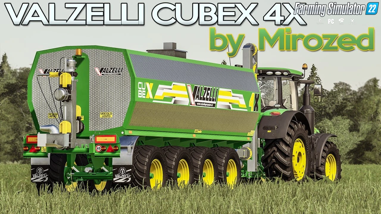 Valzelli Cubex 4X Trailer v1.0.0.1 for FS22