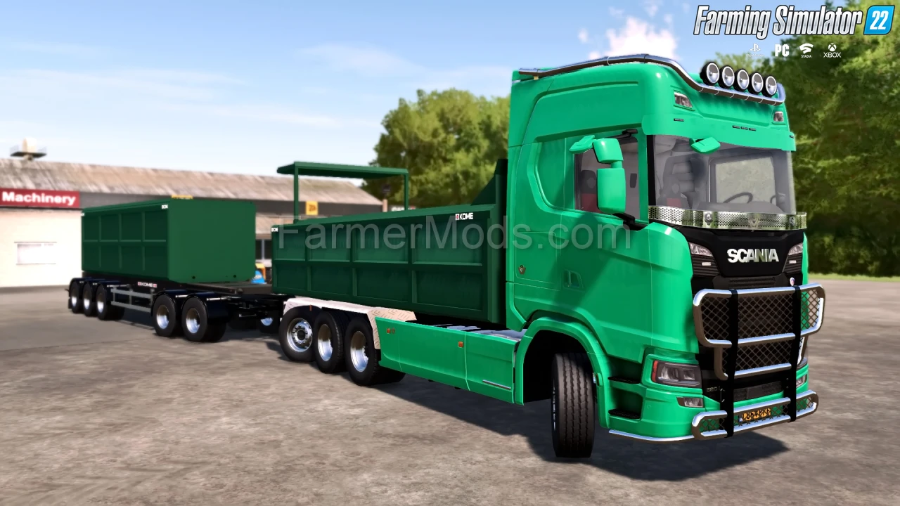 Scania Cassette Tipper Truck v1.0.0.1 for FS22