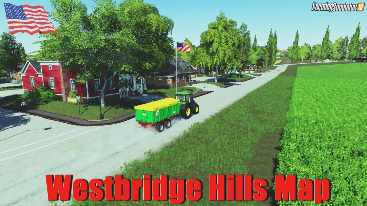 Westbridge Hills Map v1.1 by GIANTS Software for FS19