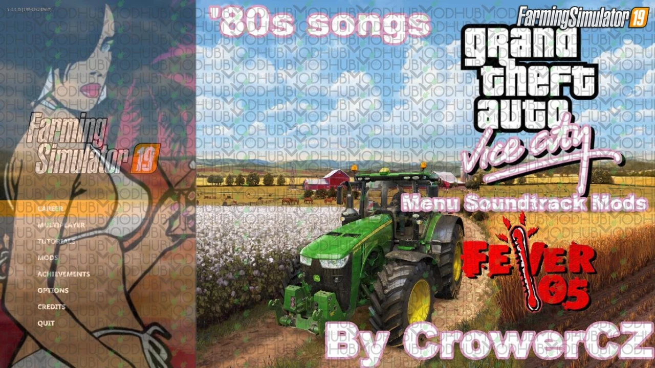 GTA Vice City Music Soundtrack in menu v1.0 for FS19