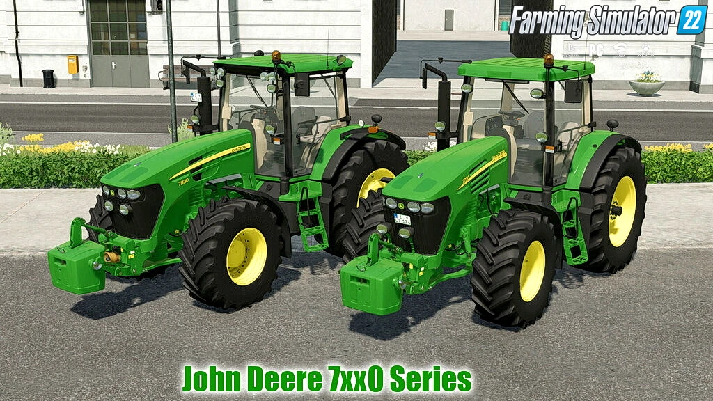 John Deere 7xx0 Series Tractor v1.1 for FS22