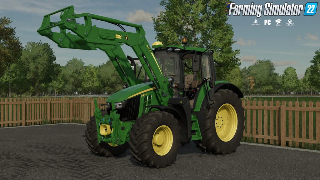 John Deere 6090M-6120M Tractor v1.0 for FS22