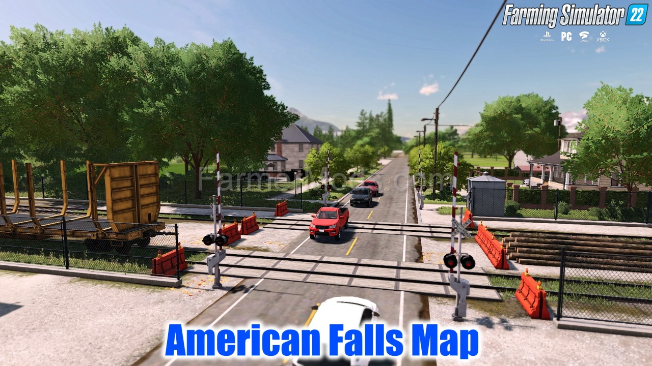 American Falls Map v1.1 By Lancyboi for FS22