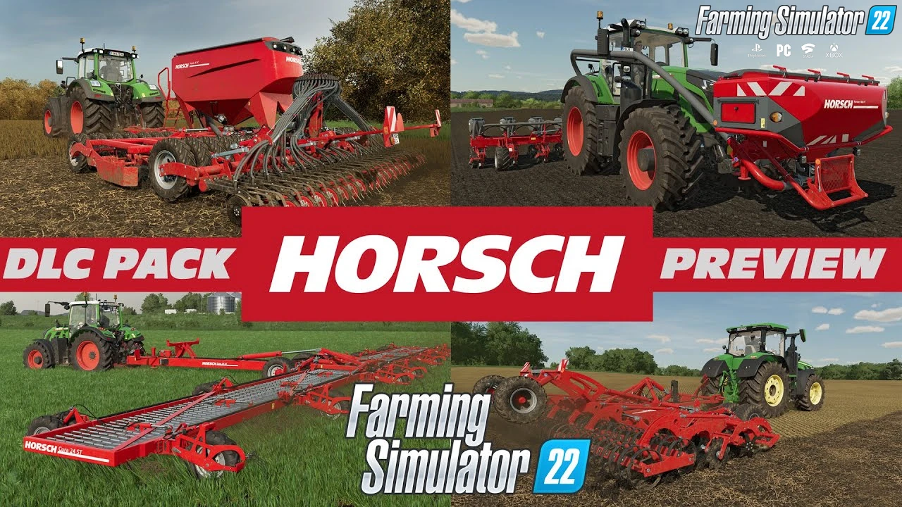 Horsch AgroVation Pack v1.0 By Giants Software for FS22