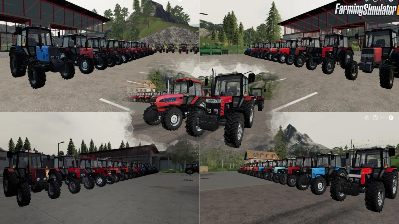 Tractors BELARUS MTZ PACK v2.0 for FS19