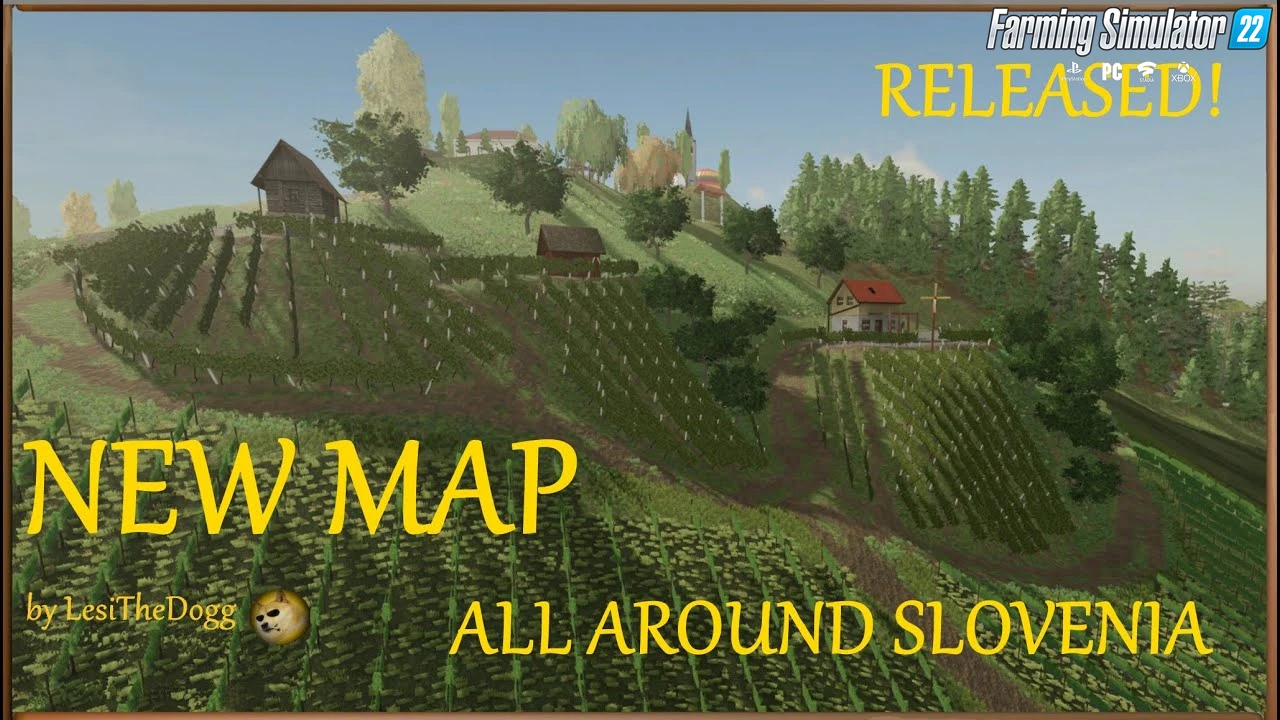 All Around Slovenia Map v1.0 for FS22