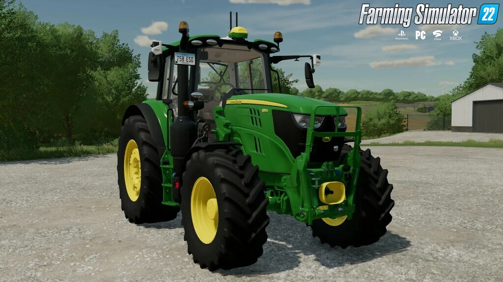 John Deere 6155M MY2020 Tractor v1.2 for FS22