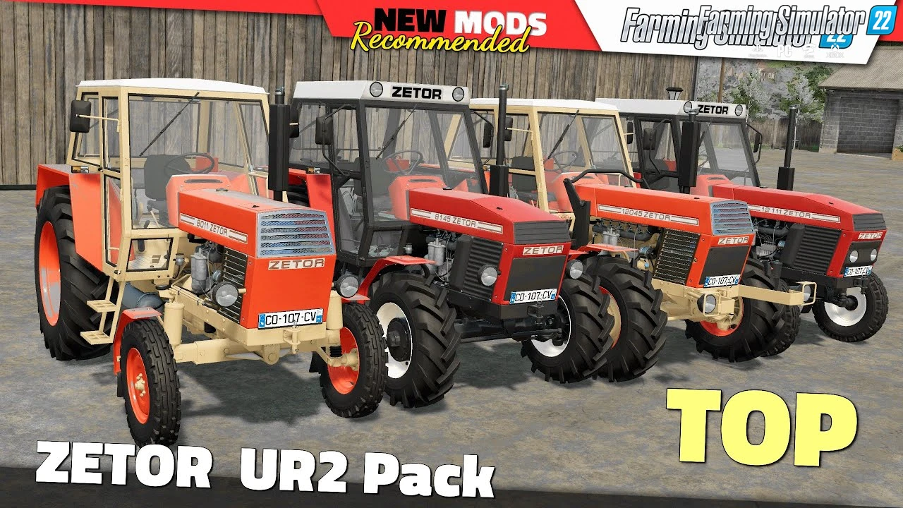 Zetor UR2 Pack Tractors v2.0 for FS22