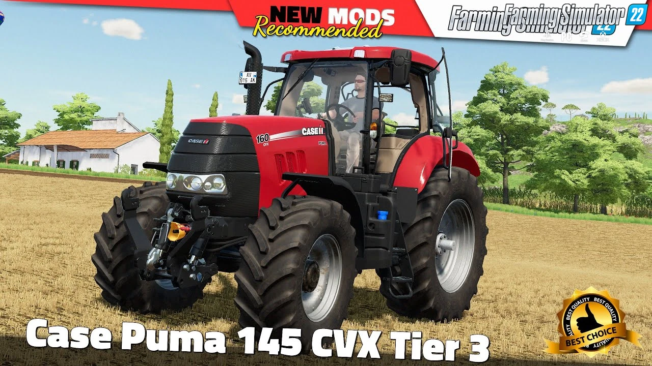 Case Puma 145 CVX Tier 3 Tractor v1.2 for FS22