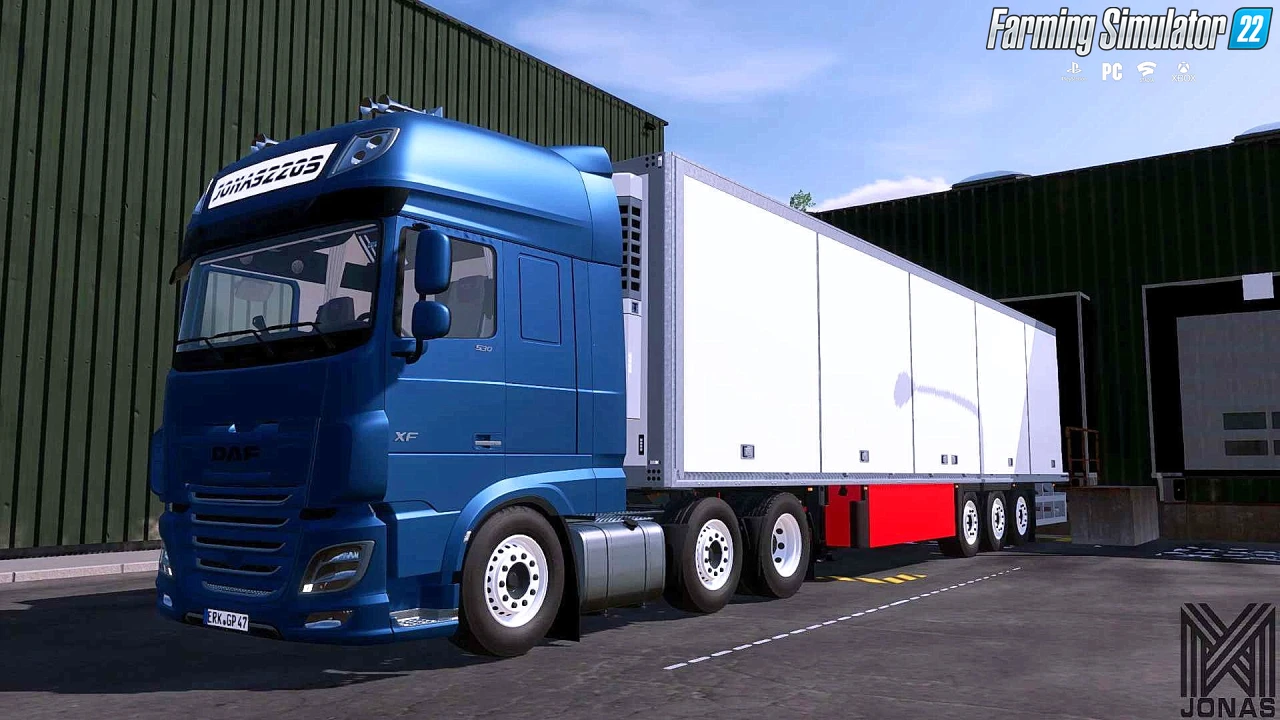 DAF XF 106 Truck + Trailer v2.0 for FS22