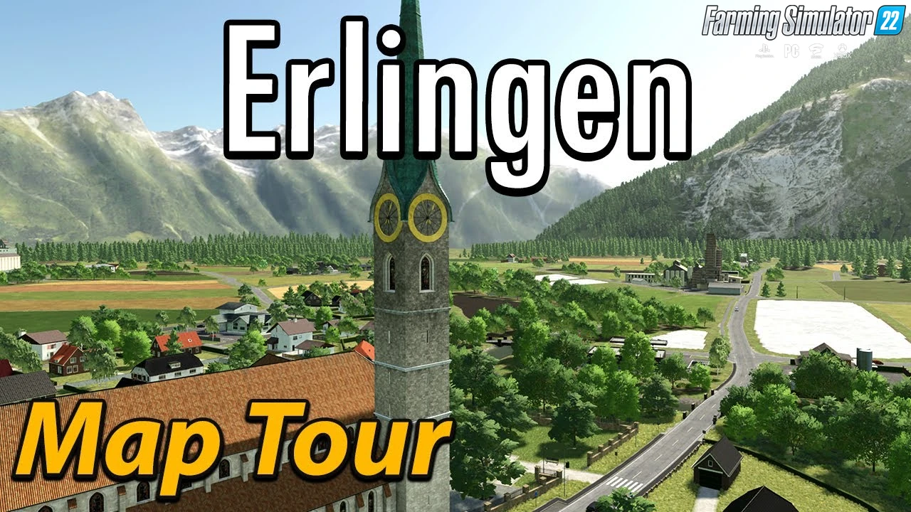 Erlingen Map v1.0.0.1 By flacoFarmer for FS22