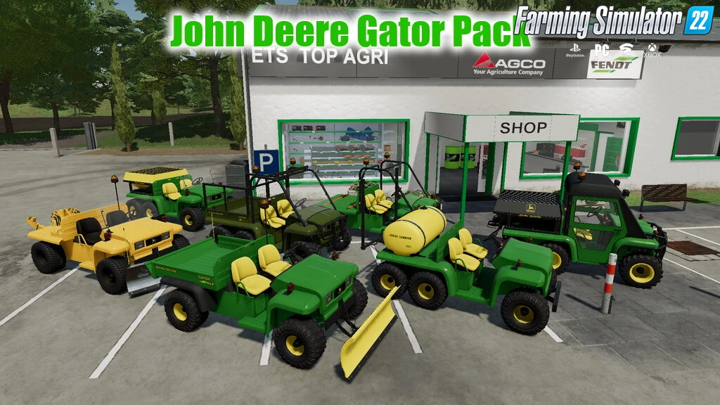 John Deere Gator Pack v1.1 for FS22