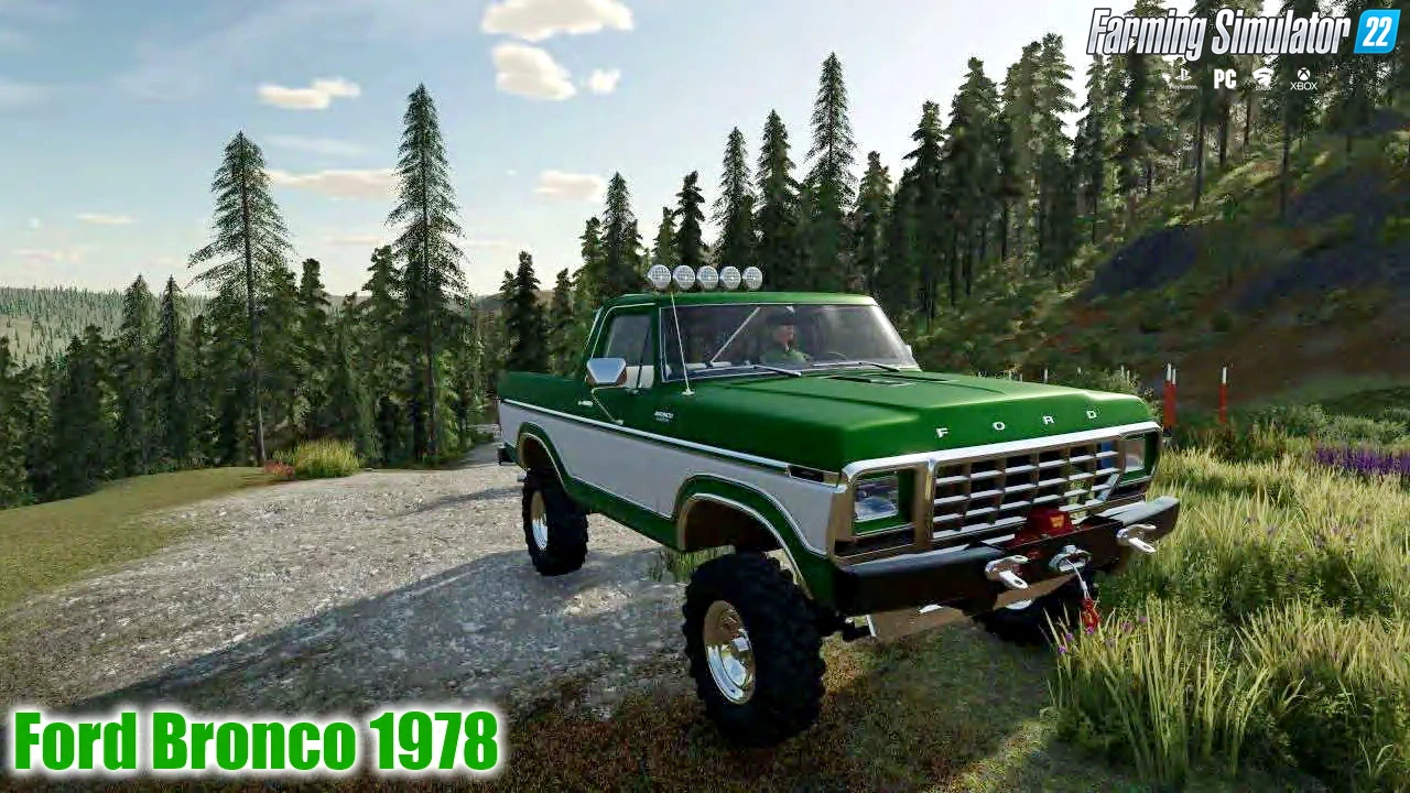 Ford Bronco Custom 1978 v2.0 for FS22