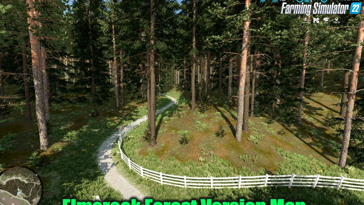 Elmcreek Forest Version Map v1.0.0.1 for FS22