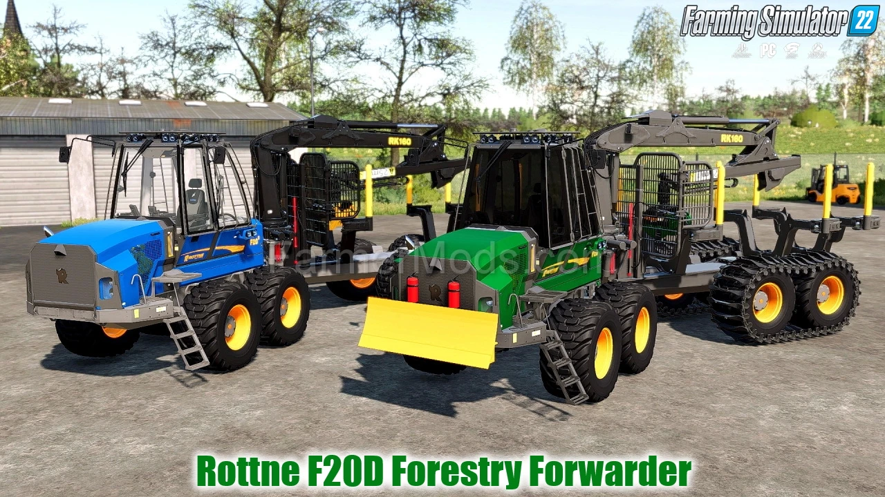 Rottne F20D Forestry Forwarder v1.1 for FS22