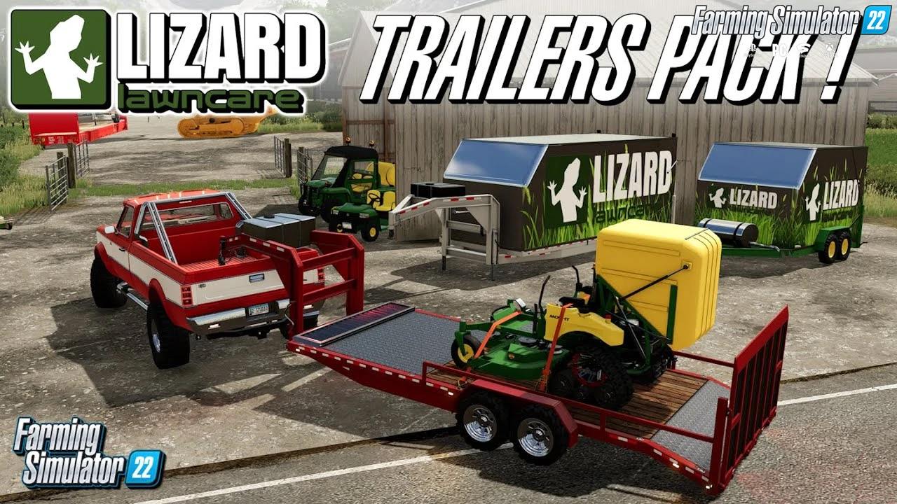 Lawncare Trailers Pack v1.0 for FS22