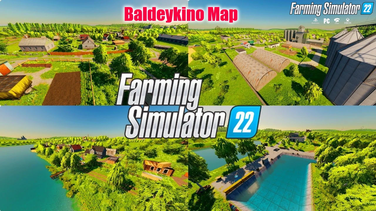 Baldeykino Map v2.0 for FS22