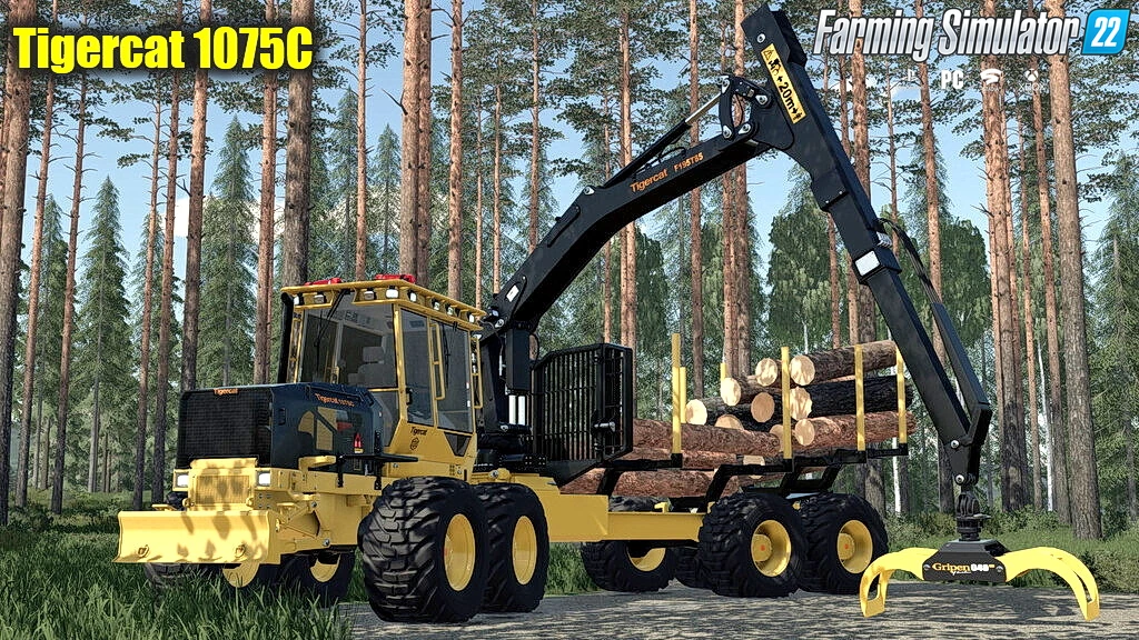 Tigercat 1075C Forwarder v1.0 for FS22