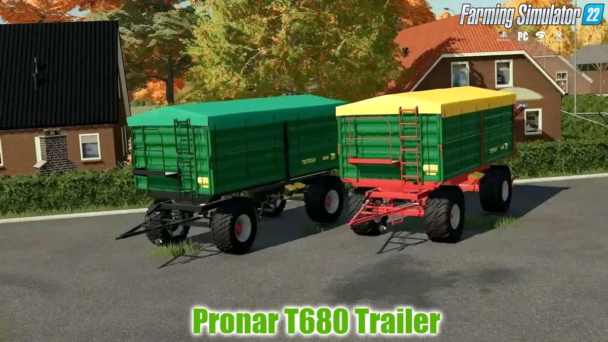 Pronar T680 Trailer v1.0 for FS22