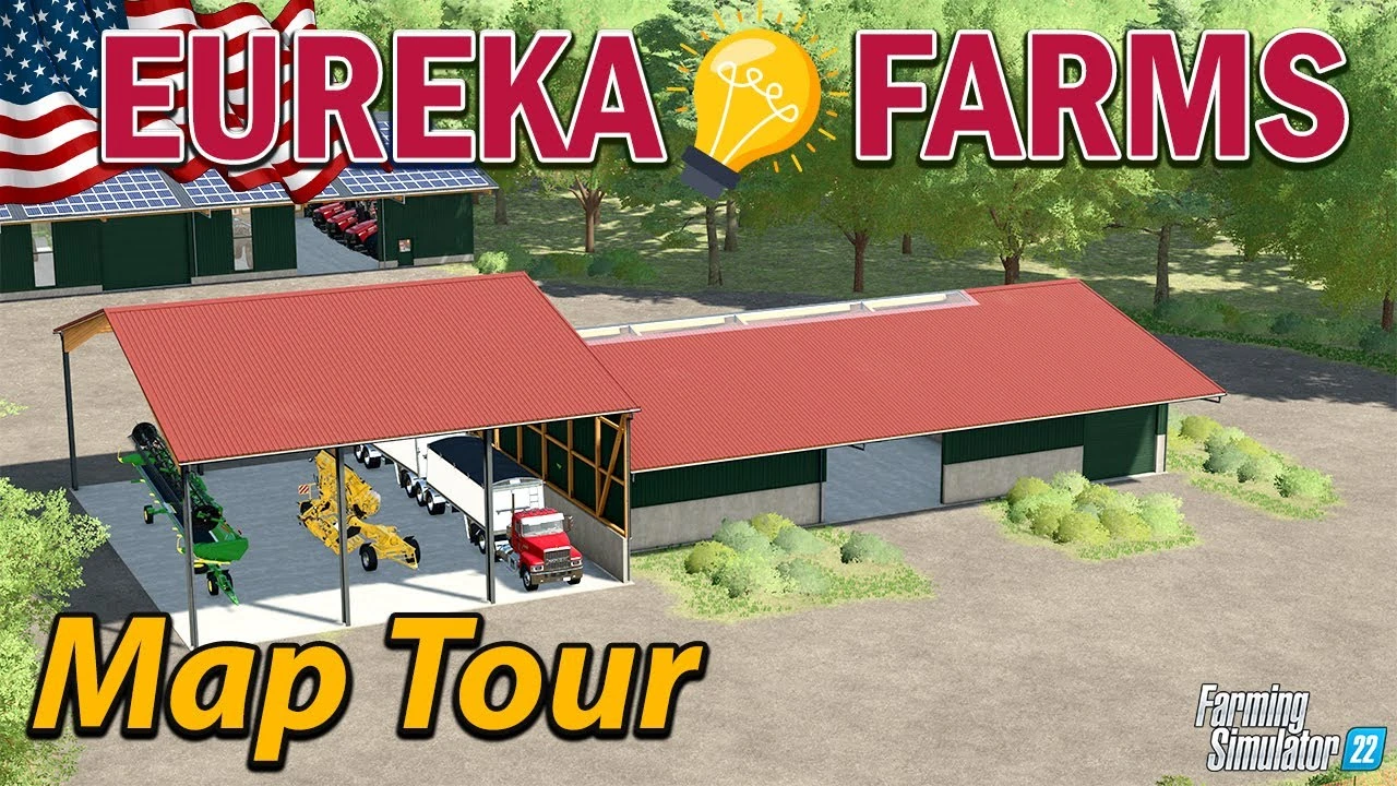 Eureka Farms Map v1.1 for FS22