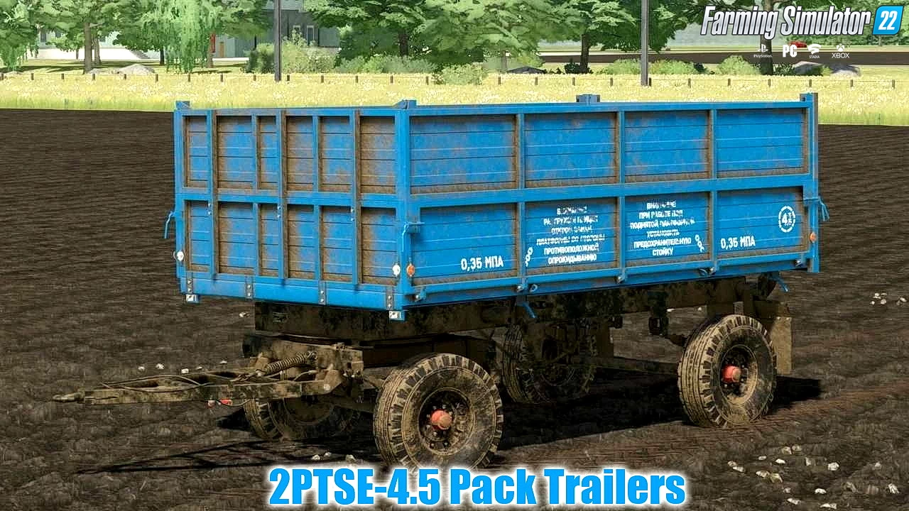 2PTSE-4.5 Trailers Pack v1.0 for FS22