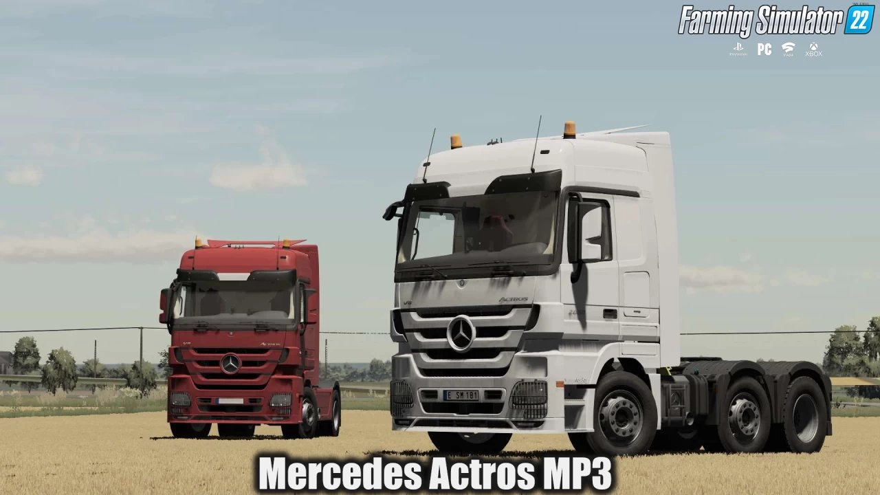 Mercedes Actros MP3 Truck v2.0 for FS22