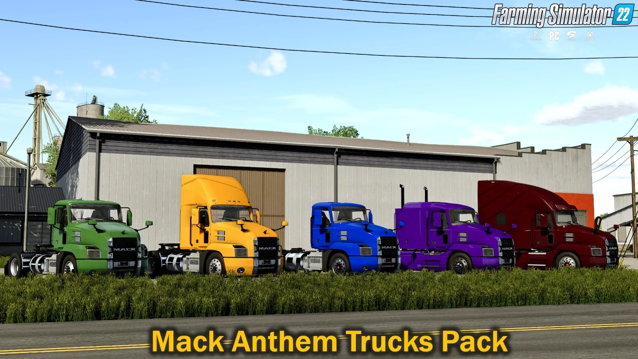 Mack Anthem Complete Pack Trucks v2.0 for FS22