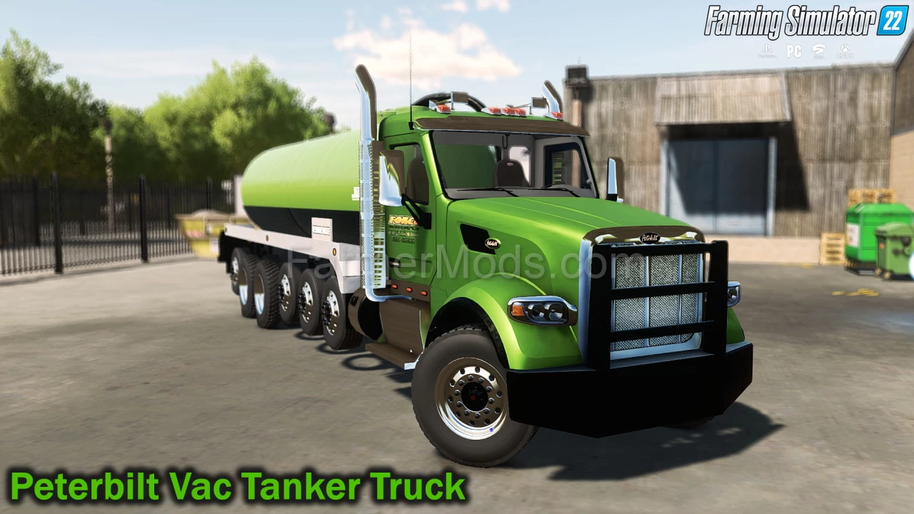 Peterbilt Vac Tanker Truck v1.0 for FS22