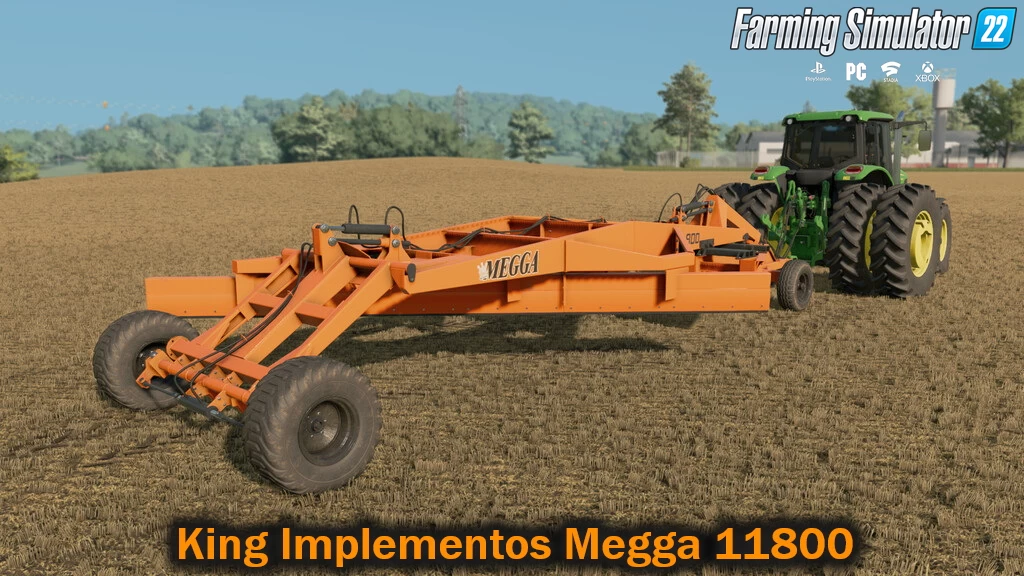 King Implementos Megga 11800 Plow v1.0 for FS22