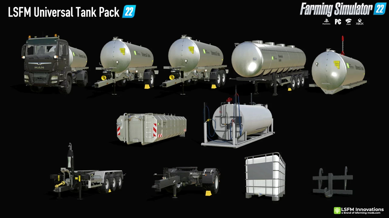LSFM Universal Tank Pack v1.0.0.9 for FS22