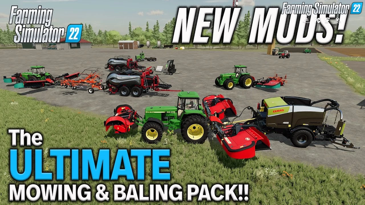 Ultimate Mowing And Baling Pack v1.1.0.2 for FS22