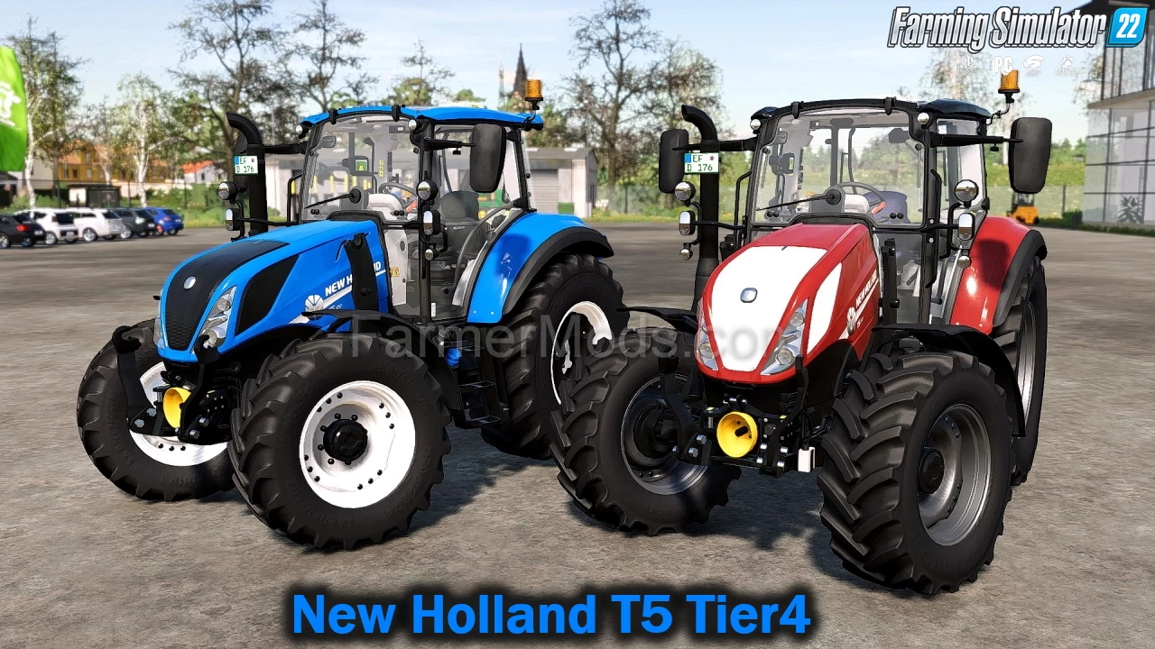 New Holland T5 Tier4 Tractor v1.2 for FS22